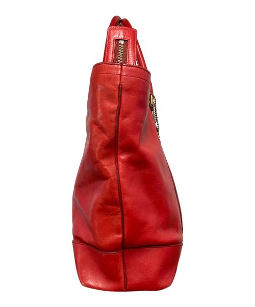 COACH（コーチ）COACH (コーチ) トートバッグ レッドの古着・服飾アイテム