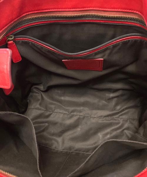 COACH（コーチ）COACH (コーチ) トートバッグ レッドの古着・服飾アイテム