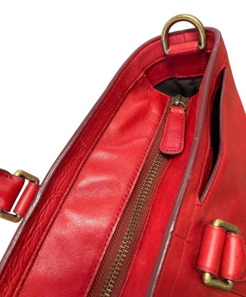 COACH（コーチ）COACH (コーチ) トートバッグ レッドの古着・服飾アイテム