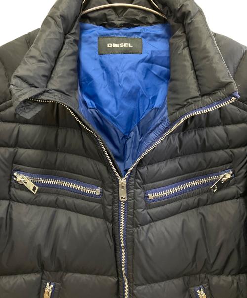 DIESEL（ディーゼル）DIESEL (ディーゼル) ダウンジャケット ブラック サイズ:Lの古着・服飾アイテム