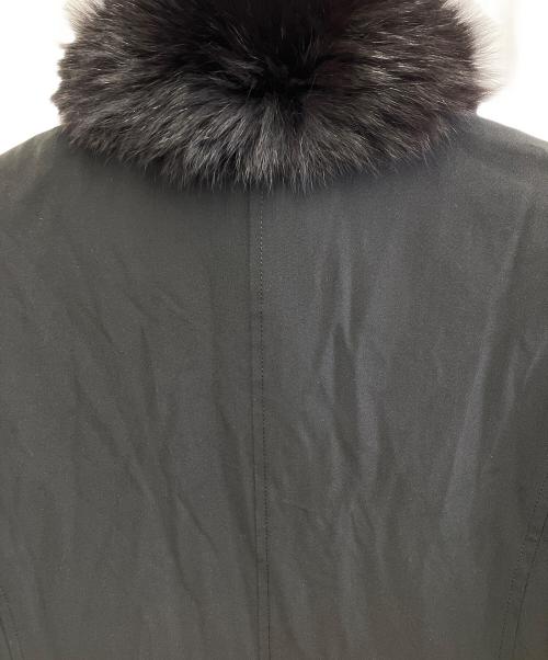 'S Max Mara（エスマックスマーラ）'S Max Mara (エスマックスマーラ) フーデッドコート ブラック サイズ:J 40の古着・服飾アイテム
