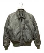 ALPHA INDUSTRIESアルファインダストリーズ）の古着「MA-1ジャケット」｜グリーン