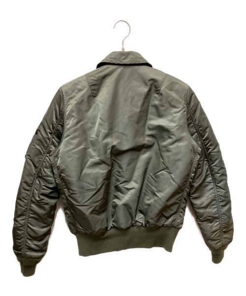 ALPHA INDUSTRIES（アルファインダストリーズ）ALPHA INDUSTRIES (アルファインダストリーズ) MA-1ジャケット グリーン サイズ:Mの古着・服飾アイテム