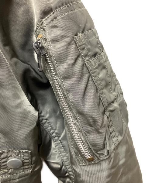 ALPHA INDUSTRIES（アルファインダストリーズ）ALPHA INDUSTRIES (アルファインダストリーズ) MA-1ジャケット グリーン サイズ:Mの古着・服飾アイテム