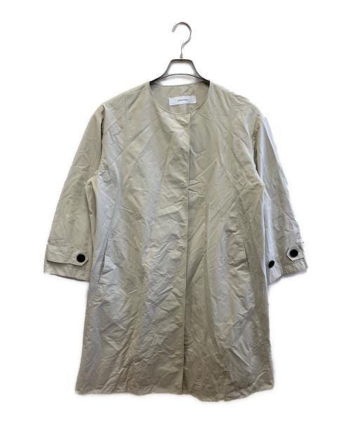 JOURNAL STANDARD（ジャーナルスタンダード）JOURNAL STANDARD (ジャーナルスタンダード) コットンナイロンフレアコート グレー サイズ:記載なしの古着・服飾アイテム