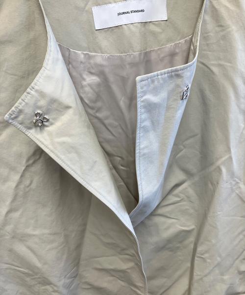 JOURNAL STANDARD（ジャーナルスタンダード）JOURNAL STANDARD (ジャーナルスタンダード) コットンナイロンフレアコート グレー サイズ:記載なしの古着・服飾アイテム