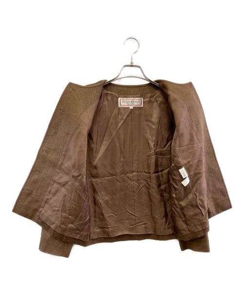 Yves Saint Laurent（イヴサンローラン）Yves Saint Laurent (イヴサンローラン) ウールジャケット ブラウン サイズ:Mの古着・服飾アイテム