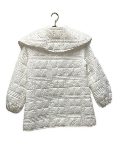 sirin（シリン）sirin (シリン) チェック柄キルティングコート ホワイト サイズ:記載なしの古着・服飾アイテム