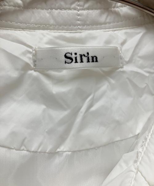 sirin（シリン）sirin (シリン) チェック柄キルティングコート ホワイト サイズ:記載なしの古着・服飾アイテム