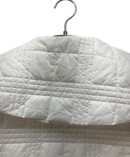 sirin（シリン）sirin (シリン) チェック柄キルティングコート ホワイト サイズ:記載なしの古着・服飾アイテム