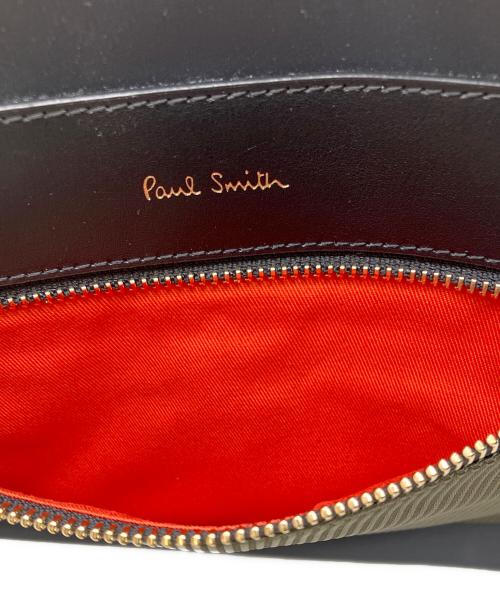 PAUL SMITH（ポールスミス）Paul Smith (ポールスミス) ショルダーバッグ ネイビー×オリーブの古着・服飾アイテム