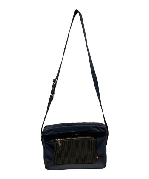 PAUL SMITH（ポールスミス）Paul Smith (ポールスミス) ショルダーバッグ ネイビー×オリーブの古着・服飾アイテム