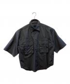 meanswhileミーンズワイル）の古着「Dry-Rip Luggage S.S SH」｜ブラック