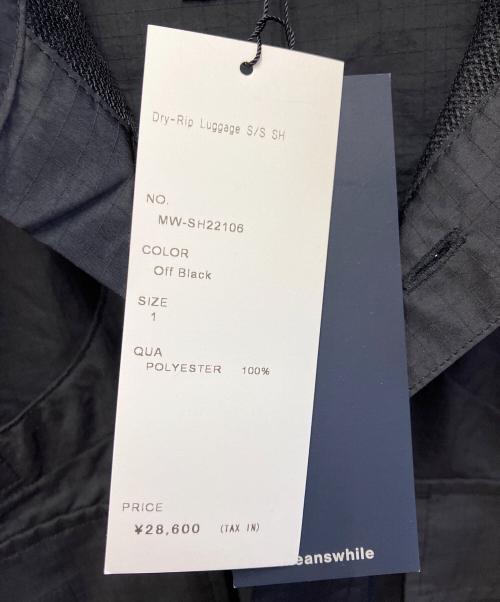 meanswhile（ミーンズワイル）meanswhile (ミーンズワイル) Dry-Rip Luggage S.S SH ブラック サイズ:1 未使用品の古着・服飾アイテム