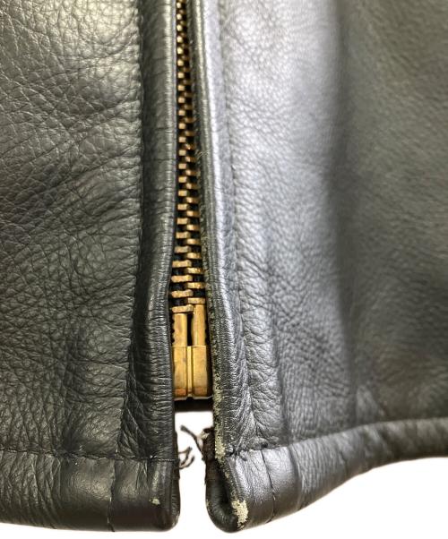 Schott（ショット）Schott (ショット) シングルライダースジャケット ブラック サイズ:40の古着・服飾アイテム