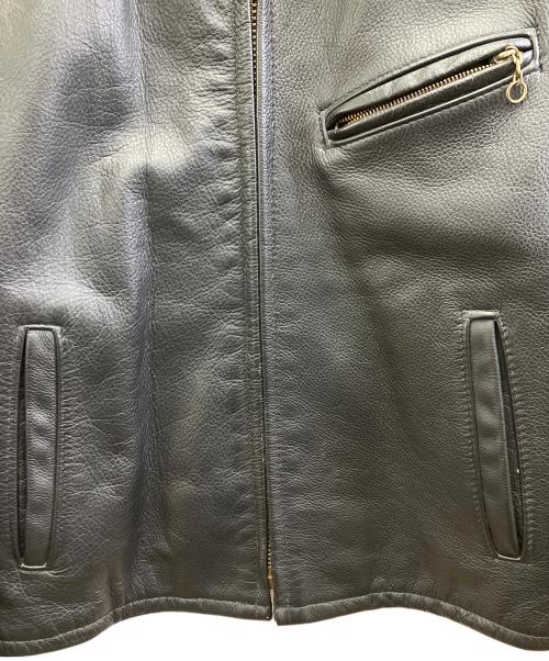 Schott（ショット）Schott (ショット) シングルライダースジャケット ブラック サイズ:40の古着・服飾アイテム