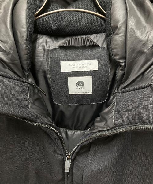 BEAUTY&YOUTH（ビューティーアンドユース）BEAUTY&YOUTH (ビューティーアンドユース) ダウンジャケット ブラック サイズ:Lの古着・服飾アイテム