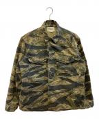 freewheelersフリーホイーラーズ）の古着「ユーティリティシャツ」｜グリーン