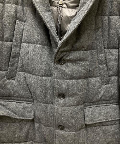 HUGO BOSS（ヒューゴ ボス）HUGO BOSS (ヒューゴ ボス) 中綿コート グレー サイズ:DE52 FR52 UK52の古着・服飾アイテム
