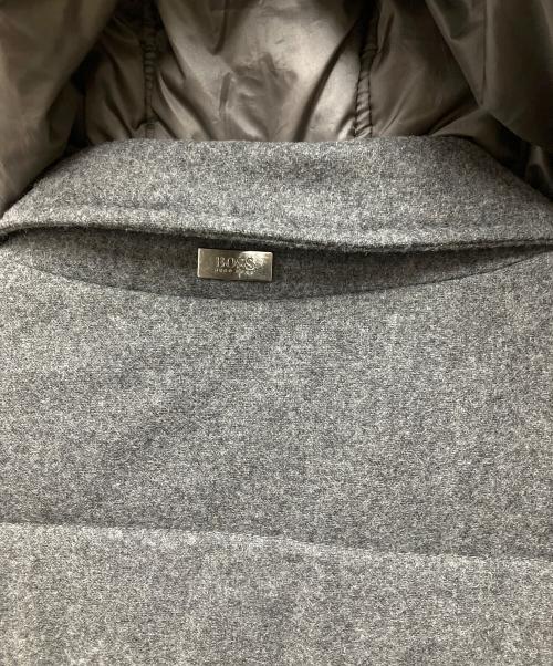HUGO BOSS（ヒューゴ ボス）HUGO BOSS (ヒューゴ ボス) 中綿コート グレー サイズ:DE52 FR52 UK52の古着・服飾アイテム