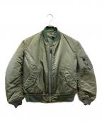 ALPHAアルファ）の古着「フライトジャケット」｜グリーン