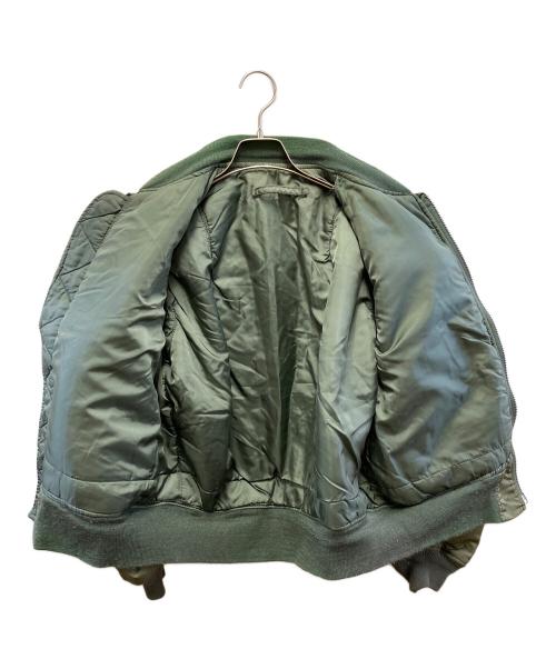 ALPHA（アルファ）ALPHA (アルファ) フライトジャケット グリーン サイズ:Mの古着・服飾アイテム