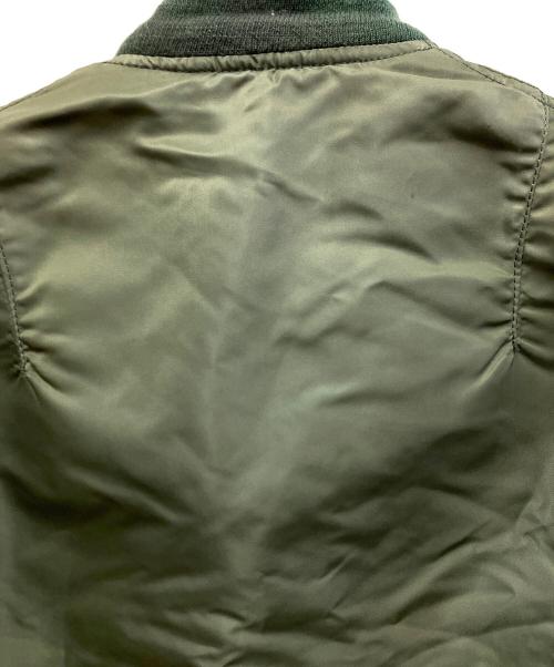 ALPHA（アルファ）ALPHA (アルファ) フライトジャケット グリーン サイズ:Mの古着・服飾アイテム