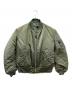 ALPHA（アルファ）の古着「フライトジャケット」｜グリーン