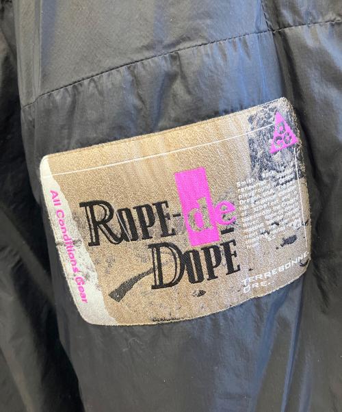 NIKE ACG（ナイキエーシージー）NIKE ACG (ナイキエーシージー) Rope de Dope パッカブル インスレーテッド ジャケット ブラック サイズ:Mの古着・服飾アイテム