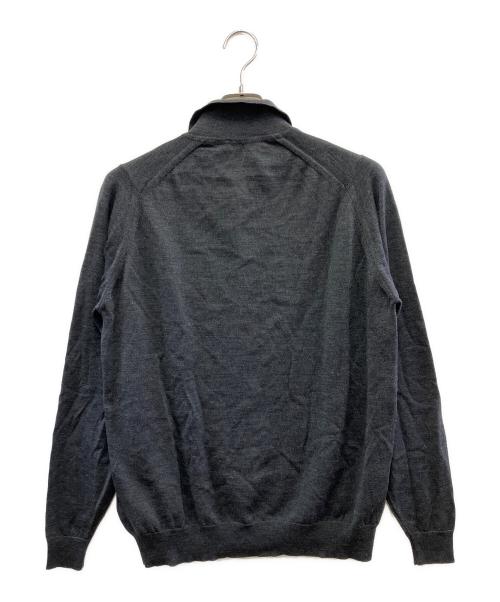 JOHN SMEDLEY（ジョンスメドレー）JOHN SMEDLEY (ジョンスメドレー) 厚手カーディガン ブラック サイズ:Mの古着・服飾アイテム