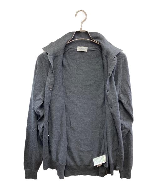 JOHN SMEDLEY（ジョンスメドレー）JOHN SMEDLEY (ジョンスメドレー) 厚手カーディガン ブラック サイズ:Mの古着・服飾アイテム