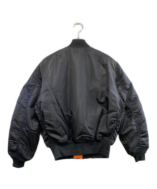 ALPHA（アルファ）ALPHA (アルファ) MA-1ジャケット ブラック サイズ:Mの古着・服飾アイテム