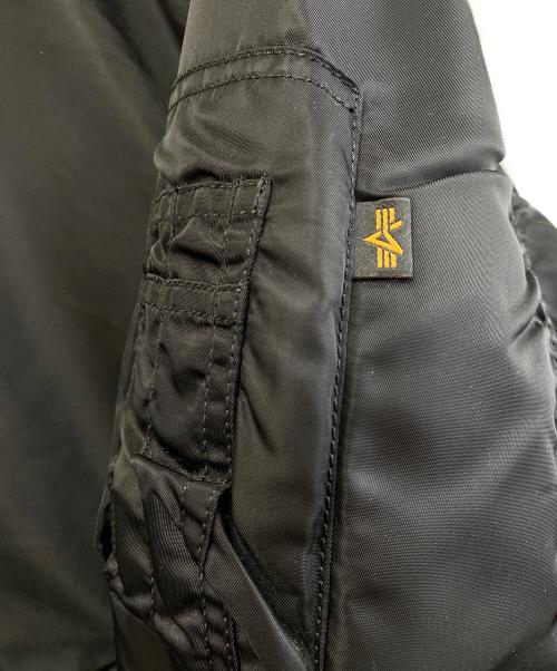 ALPHA（アルファ）ALPHA (アルファ) MA-1ジャケット ブラック サイズ:Mの古着・服飾アイテム