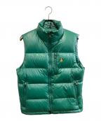 POLO RALPH LAURENポロ・ラルフローレン）の古着「ダウンベスト」｜グリーン