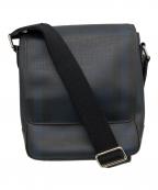 BURBERRYバーバリー）の古着「メッセンジャーバッグ」｜ネイビー×ブラック