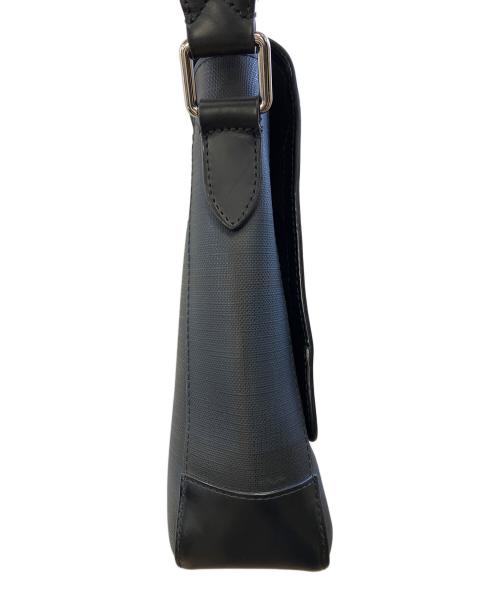 BURBERRY（バーバリー）BURBERRY (バーバリー) メッセンジャーバッグ ネイビー×ブラックの古着・服飾アイテム