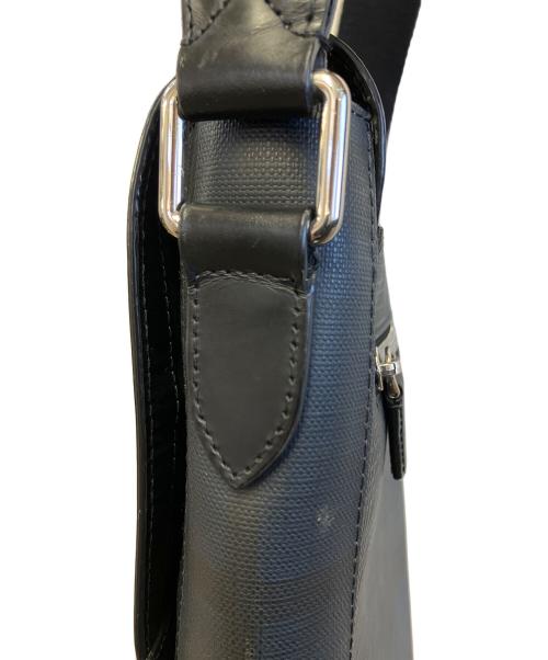 BURBERRY（バーバリー）BURBERRY (バーバリー) メッセンジャーバッグ ネイビー×ブラックの古着・服飾アイテム