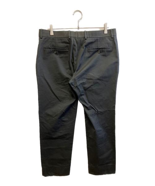 HERMES（エルメス）HERMES (エルメス) センタープレスパンツ ブラック サイズ:46の古着・服飾アイテム