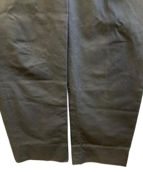 HERMES（エルメス）HERMES (エルメス) センタープレスパンツ ブラック サイズ:46の古着・服飾アイテム