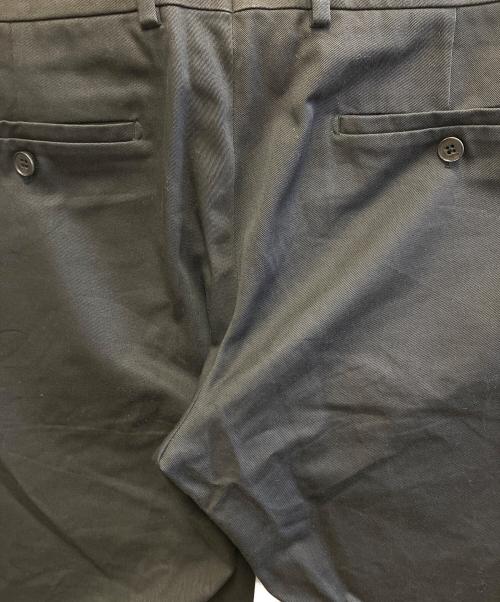 HERMES（エルメス）HERMES (エルメス) センタープレスパンツ ブラック サイズ:46の古着・服飾アイテム