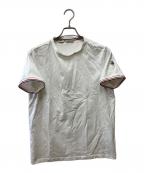 MONCLERモンクレール）の古着「半袖カットソー」｜ホワイト