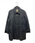 BURBERRYバーバリー）の古着「ステンカラーコート」｜ブラック