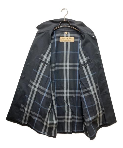 BURBERRY（バーバリー）BURBERRY (バーバリー) ステンカラーコート ブラック サイズ:52の古着・服飾アイテム
