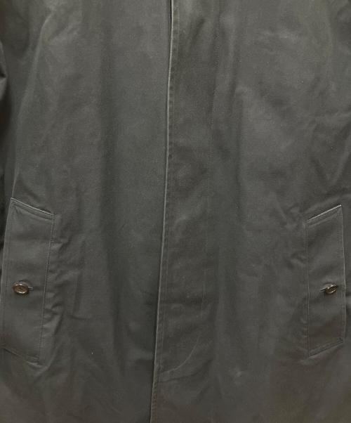BURBERRY（バーバリー）BURBERRY (バーバリー) ステンカラーコート ブラック サイズ:52の古着・服飾アイテム