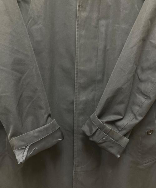 BURBERRY（バーバリー）BURBERRY (バーバリー) ステンカラーコート ブラック サイズ:52の古着・服飾アイテム