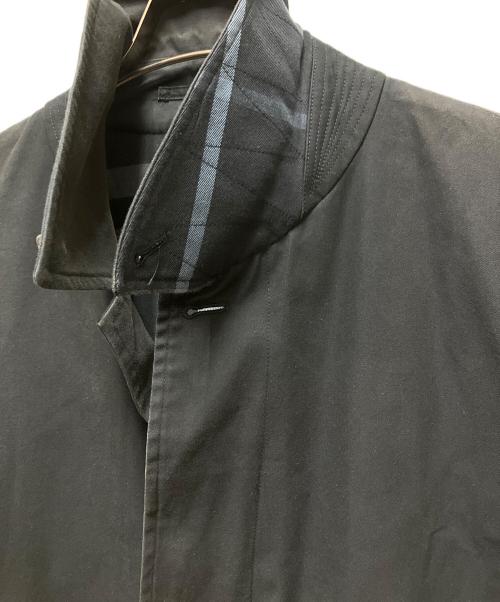 BURBERRY（バーバリー）BURBERRY (バーバリー) ステンカラーコート ブラック サイズ:52の古着・服飾アイテム