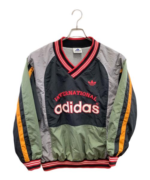 adidas（アディダス）adidas (アディダス) 長袖カットソー マルチカラー サイズ:L-0の古着・服飾アイテム
