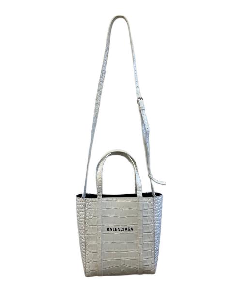 BALENCIAGA（バレンシアガ）BALENCIAGA (バレンシアガ) エブリデイトートバッグXXS ホワイトの古着・服飾アイテム