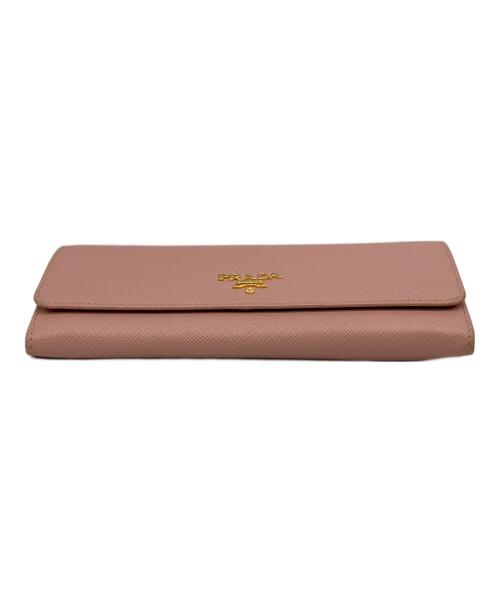 PRADA（プラダ）PRADA (プラダ) 長財布 ピンクの古着・服飾アイテム