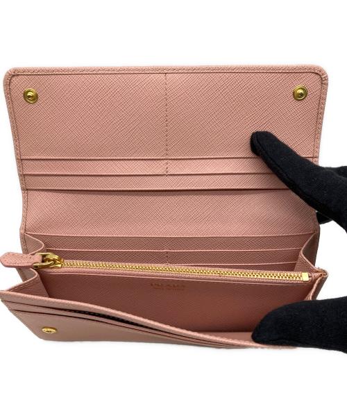 PRADA（プラダ）PRADA (プラダ) 長財布 ピンクの古着・服飾アイテム